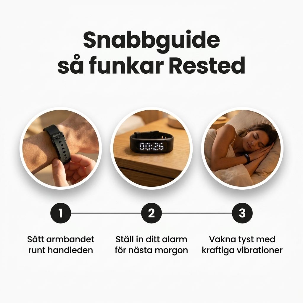 Rested Vibrations Armbandsalarm