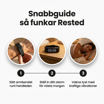 Rested Vibrations Armbandsalarm