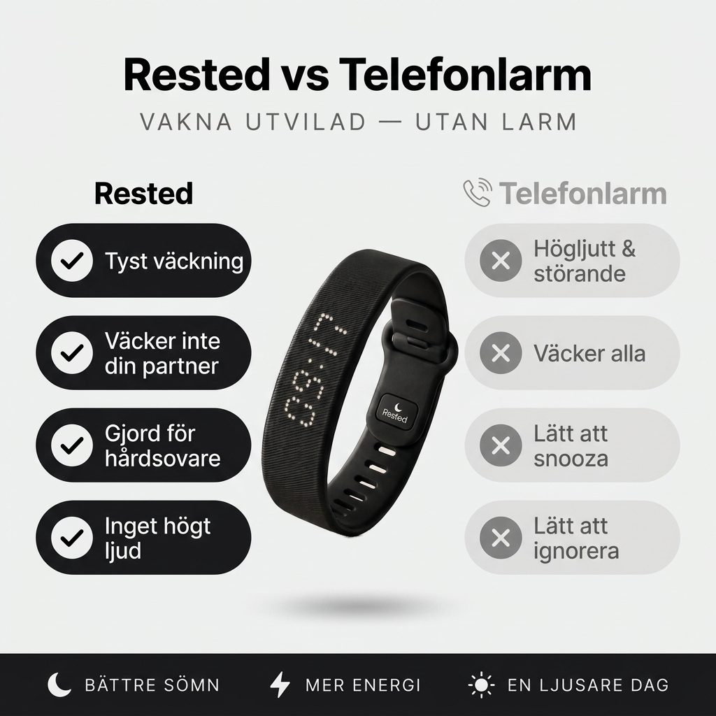 Rested Vibrations Armbandsalarm